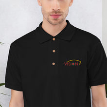 Load image into Gallery viewer, Juneteenth//Embroidered Polo Shirt