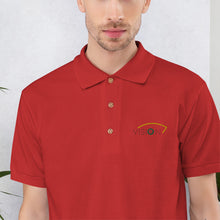 Load image into Gallery viewer, Juneteenth//Embroidered Polo Shirt