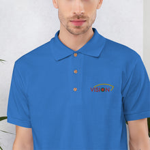 Load image into Gallery viewer, Juneteenth//Embroidered Polo Shirt