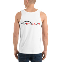 Load image into Gallery viewer, Vision423.com//Unisex Tank Top//Black Logo