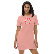 Load image into Gallery viewer, Proud Mother Of The Designer//Organic cotton t-shirt dress