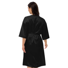 Load image into Gallery viewer, Vision//Satin Robe//White Logo