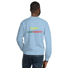 Load image into Gallery viewer, Juneteenth//Unisex Sweatshirt