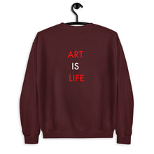 Load image into Gallery viewer, Art Is Life//Unisex Sweatshirt