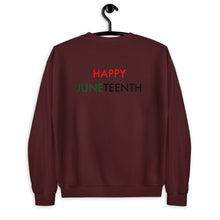 Load image into Gallery viewer, Juneteenth//Unisex Sweatshirt