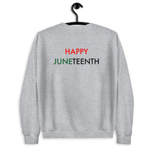 Load image into Gallery viewer, Juneteenth//Unisex Sweatshirt