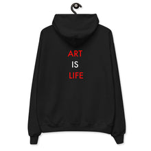 Load image into Gallery viewer, Art Is Life//Unisex fleece hoodie