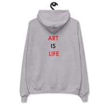 Load image into Gallery viewer, Art Is Life//Unisex fleece hoodie