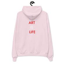 Load image into Gallery viewer, Art Is Life//Unisex fleece hoodie
