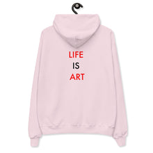 Load image into Gallery viewer, Life Is Art//Unisex fleece hoodie