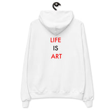 Load image into Gallery viewer, Life Is Art//Unisex fleece hoodie