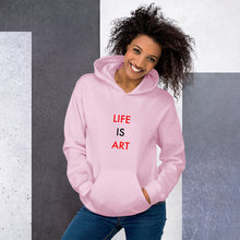 Load image into Gallery viewer, Life Is Art//Unisex Hoodie+