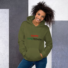 Load image into Gallery viewer, Juneteenth//Unisex Hoodie+