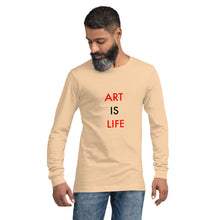 Load image into Gallery viewer, Art Is Life//Unisex Long Sleeve Tee