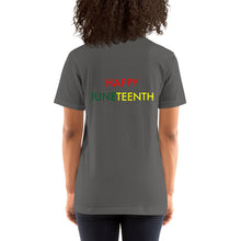 Load image into Gallery viewer, Juneteenth//Short-Sleeve Unisex T-Shirt