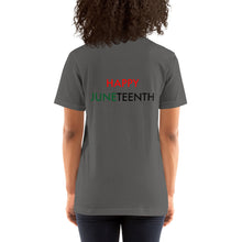 Load image into Gallery viewer, Juneteenth//Short-Sleeve Unisex T-Shirt