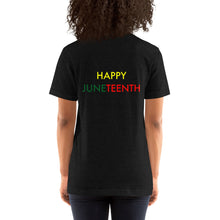 Load image into Gallery viewer, Juneteenth//Short-Sleeve Unisex T-Shirt