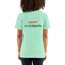 Load image into Gallery viewer, Juneteenth//Short-Sleeve Unisex T-Shirt
