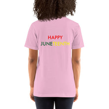 Load image into Gallery viewer, Juneteenth//Short-Sleeve Unisex T-Shirt