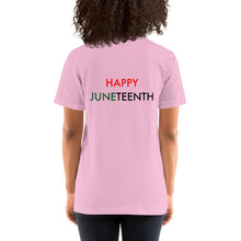 Load image into Gallery viewer, Juneteenth//Short-Sleeve Unisex T-Shirt