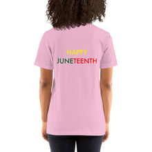 Load image into Gallery viewer, Juneteenth//Short-Sleeve Unisex T-Shirt