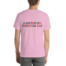 Load image into Gallery viewer, Juneteenth//Short-Sleeve Unisex T-Shirt
