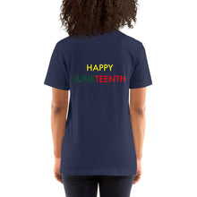 Load image into Gallery viewer, Juneteenth//Short-Sleeve Unisex T-Shirt