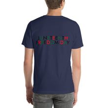 Load image into Gallery viewer, Juneteenth//Short-Sleeve Unisex T-Shirt