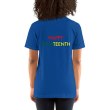 Load image into Gallery viewer, Juneteenth//Short-Sleeve Unisex T-Shirt