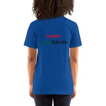Load image into Gallery viewer, Juneteenth//Short-Sleeve Unisex T-Shirt