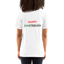 Load image into Gallery viewer, Juneteenth//Short-Sleeve Unisex T-Shirt