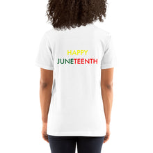 Load image into Gallery viewer, Juneteenth//Short-Sleeve Unisex T-Shirt