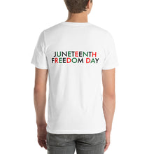 Load image into Gallery viewer, Juneteenth//Short-Sleeve Unisex T-Shirt