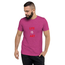 Load image into Gallery viewer, Life Is Art//Short sleeve t-shirt