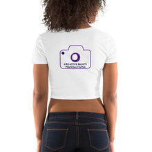 Load image into Gallery viewer, Creative Moon Productions//Women’s Crop Tee