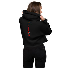 Load image into Gallery viewer, VisiVert//Crop Hoodie