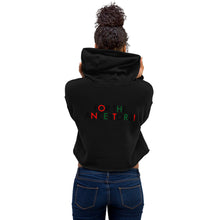 Load image into Gallery viewer, Juneteenth//Crop Hoodie