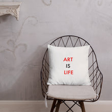 Load image into Gallery viewer, Art Is Life//Premium Pillow
