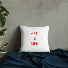Load image into Gallery viewer, Art Is Life//Premium Pillow

