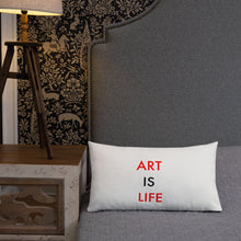 Load image into Gallery viewer, Art Is Life//Premium Pillow
