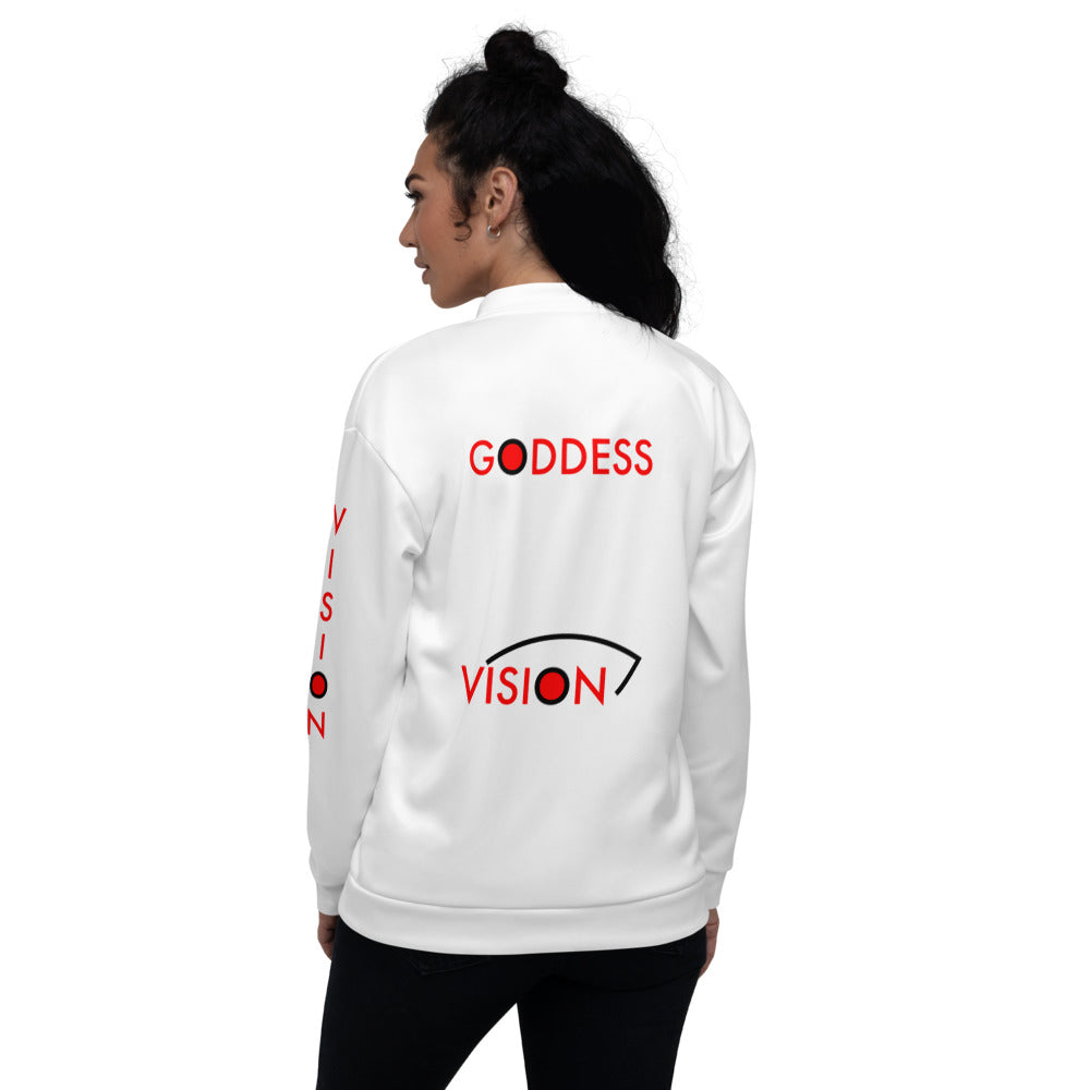 Goddess//Unisex Bomber Jacket