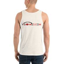 Load image into Gallery viewer, Vision423.com//Unisex Tank Top//Black Logo
