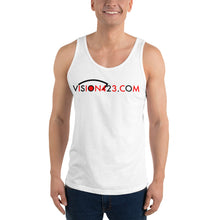Load image into Gallery viewer, Vision423.com//Unisex Tank Top//Black Logo
