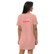 Load image into Gallery viewer, Proud Mother Of The Designer//Organic cotton t-shirt dress
