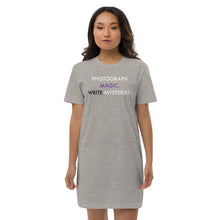 Load image into Gallery viewer, PhotoWrite//Organic cotton t-shirt dress
