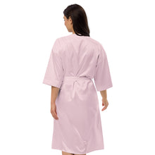 Load image into Gallery viewer, Vision//Satin Robe//Black Logo
