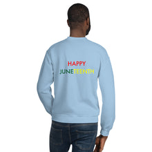 Load image into Gallery viewer, Juneteenth//Unisex Sweatshirt
