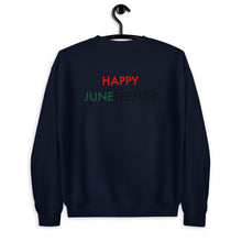 Load image into Gallery viewer, Juneteenth//Unisex Sweatshirt

