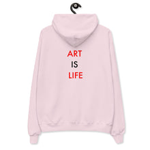 Load image into Gallery viewer, Art Is Life//Unisex fleece hoodie

