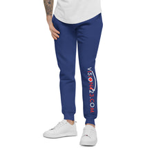 Load image into Gallery viewer, Vision423.com//Unisex Fleece Sweatpants//White Logo
